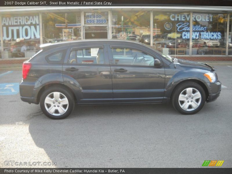 Steel Blue Metallic / Pastel Slate Gray 2007 Dodge Caliber SXT