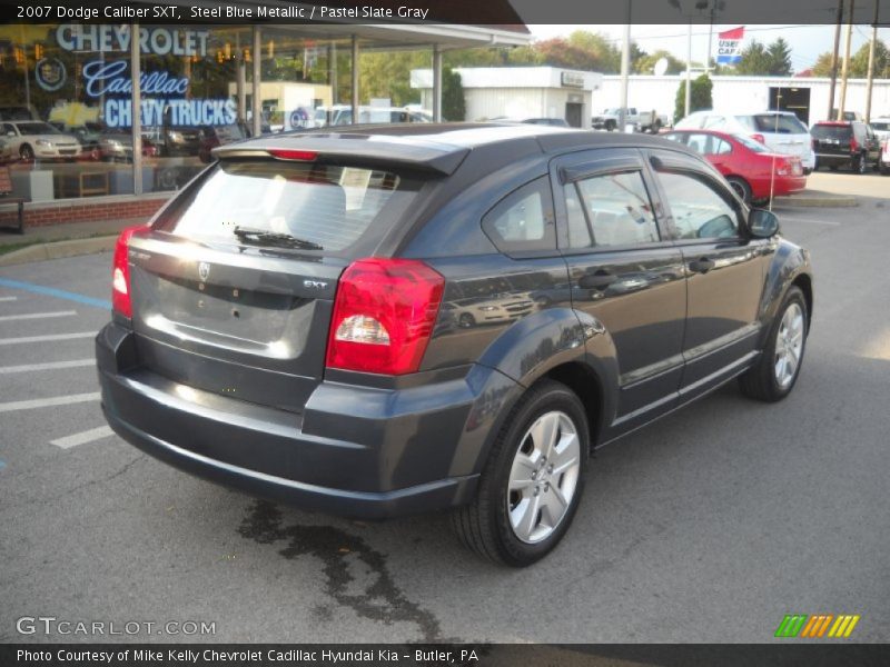 Steel Blue Metallic / Pastel Slate Gray 2007 Dodge Caliber SXT