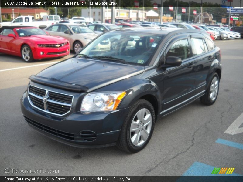 Steel Blue Metallic / Pastel Slate Gray 2007 Dodge Caliber SXT