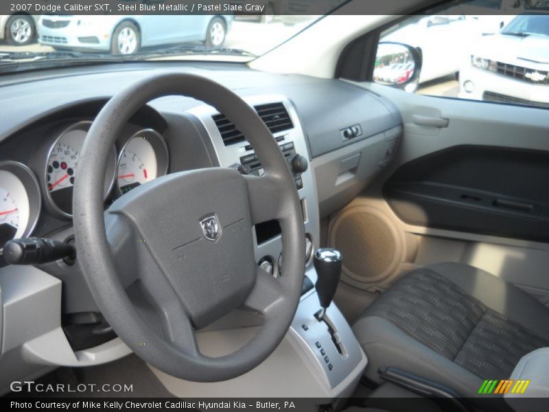 Steel Blue Metallic / Pastel Slate Gray 2007 Dodge Caliber SXT