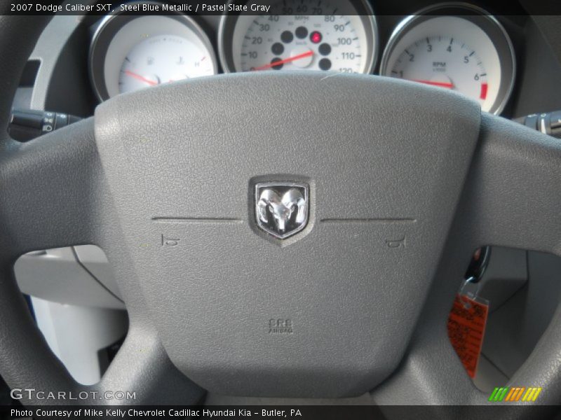 Steel Blue Metallic / Pastel Slate Gray 2007 Dodge Caliber SXT