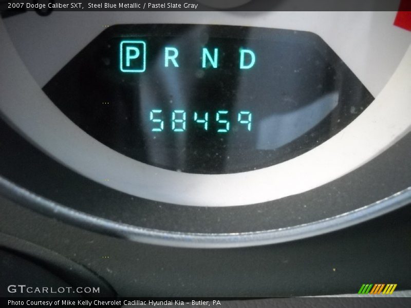 Steel Blue Metallic / Pastel Slate Gray 2007 Dodge Caliber SXT