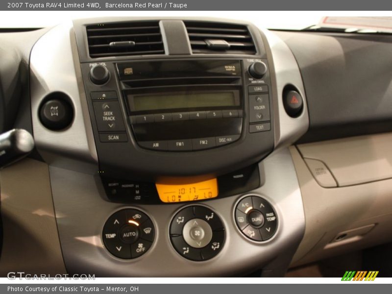 Barcelona Red Pearl / Taupe 2007 Toyota RAV4 Limited 4WD