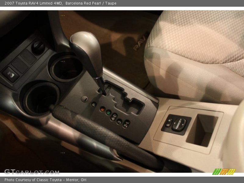 Barcelona Red Pearl / Taupe 2007 Toyota RAV4 Limited 4WD