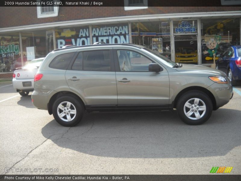 Natural Khaki / Beige 2009 Hyundai Santa Fe GLS 4WD