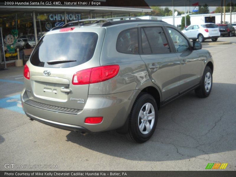 Natural Khaki / Beige 2009 Hyundai Santa Fe GLS 4WD