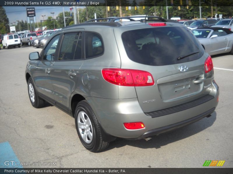 Natural Khaki / Beige 2009 Hyundai Santa Fe GLS 4WD