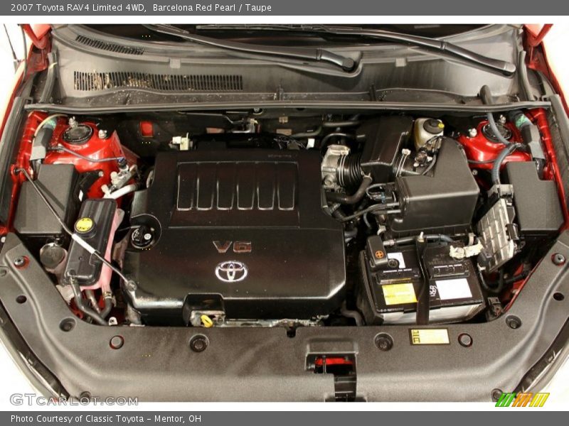 Barcelona Red Pearl / Taupe 2007 Toyota RAV4 Limited 4WD