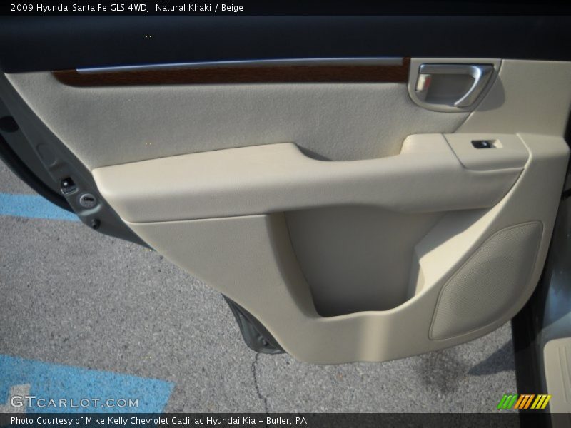 Natural Khaki / Beige 2009 Hyundai Santa Fe GLS 4WD