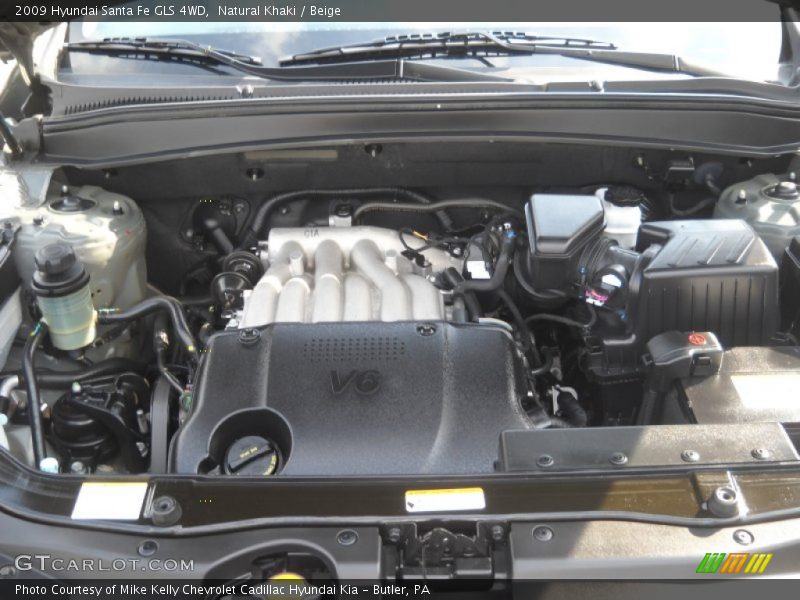 Natural Khaki / Beige 2009 Hyundai Santa Fe GLS 4WD