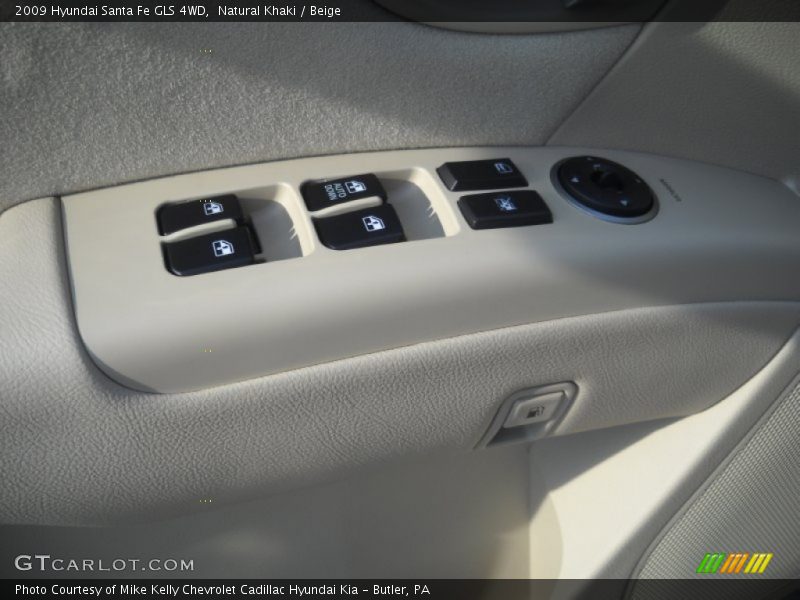 Natural Khaki / Beige 2009 Hyundai Santa Fe GLS 4WD