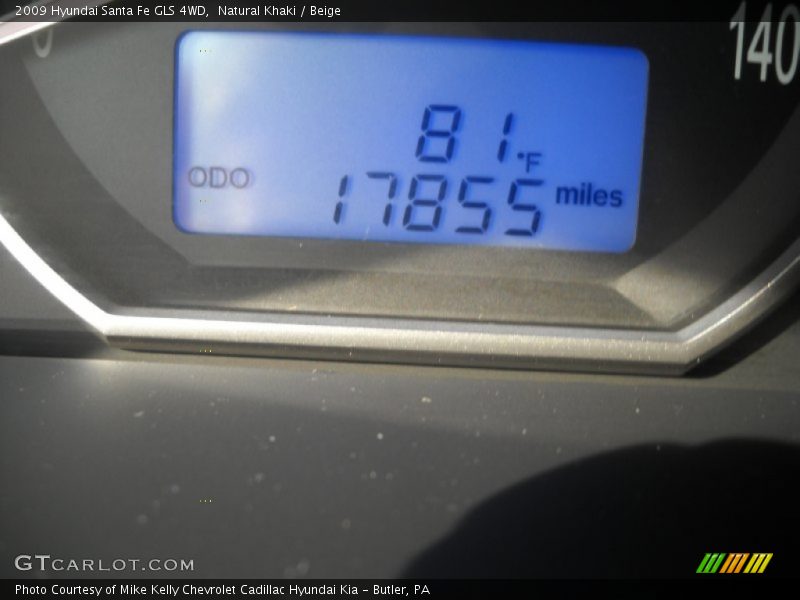 Natural Khaki / Beige 2009 Hyundai Santa Fe GLS 4WD