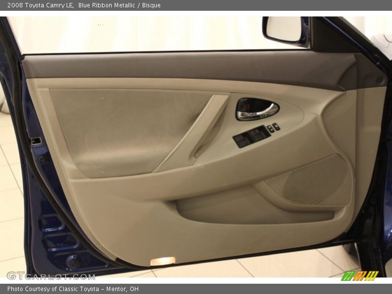 Blue Ribbon Metallic / Bisque 2008 Toyota Camry LE