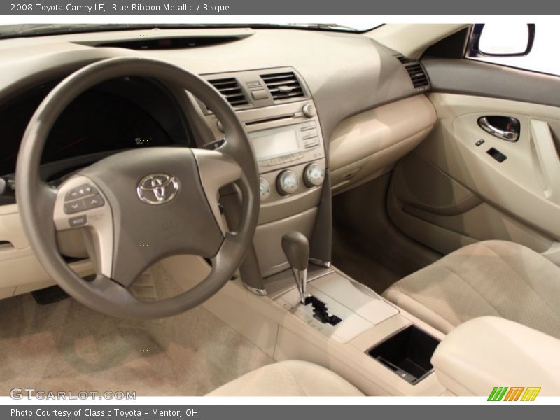 Blue Ribbon Metallic / Bisque 2008 Toyota Camry LE