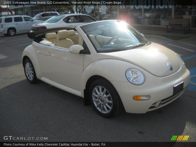 Harvest Moon Beige / Cream Beige 2005 Volkswagen New Beetle GLS Convertible