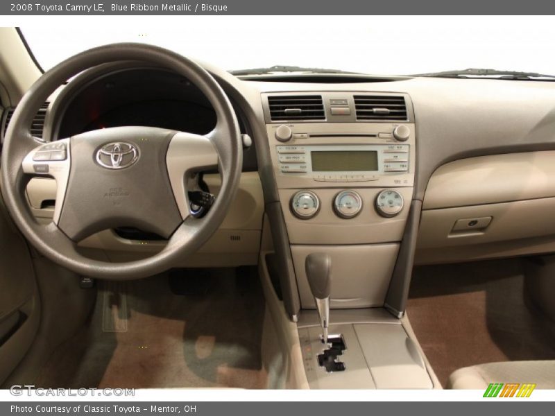 Blue Ribbon Metallic / Bisque 2008 Toyota Camry LE