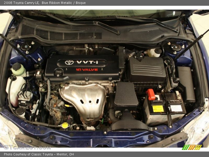 Blue Ribbon Metallic / Bisque 2008 Toyota Camry LE