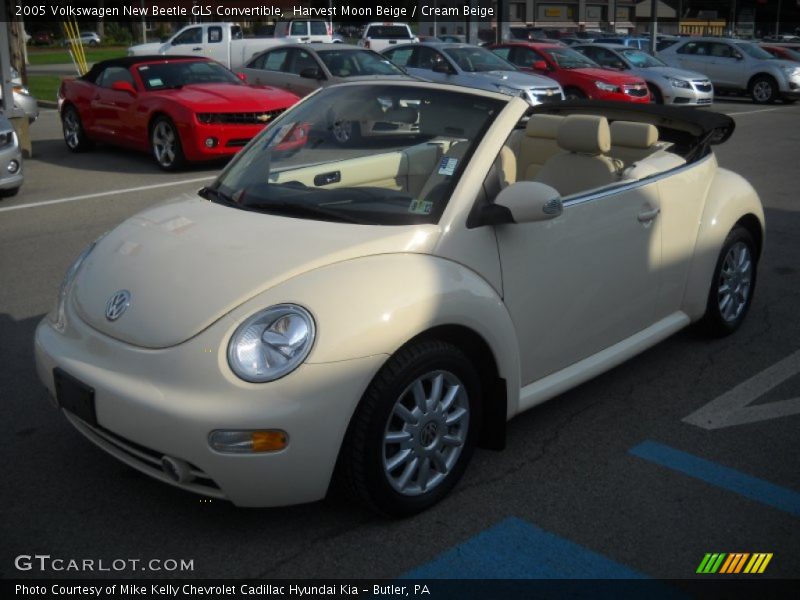 Harvest Moon Beige / Cream Beige 2005 Volkswagen New Beetle GLS Convertible