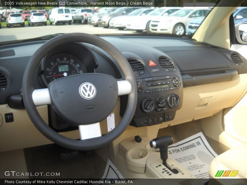 Harvest Moon Beige / Cream Beige 2005 Volkswagen New Beetle GLS Convertible