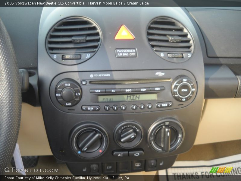 Harvest Moon Beige / Cream Beige 2005 Volkswagen New Beetle GLS Convertible
