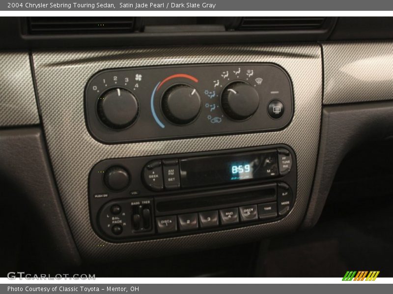 Audio System of 2004 Sebring Touring Sedan