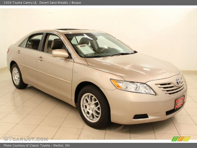 Desert Sand Metallic / Bisque 2009 Toyota Camry LE