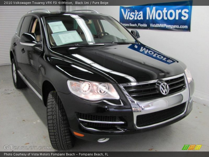 Black Uni / Pure Beige 2010 Volkswagen Touareg VR6 FSI 4XMotion