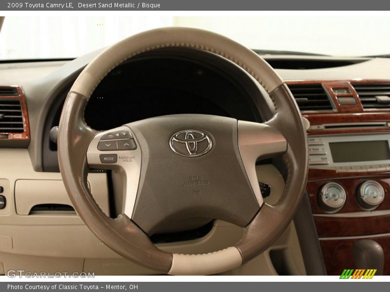 Desert Sand Metallic / Bisque 2009 Toyota Camry LE