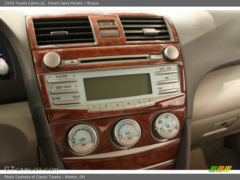 Desert Sand Metallic / Bisque 2009 Toyota Camry LE