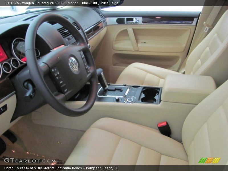  2010 Touareg VR6 FSI 4XMotion Pure Beige Interior