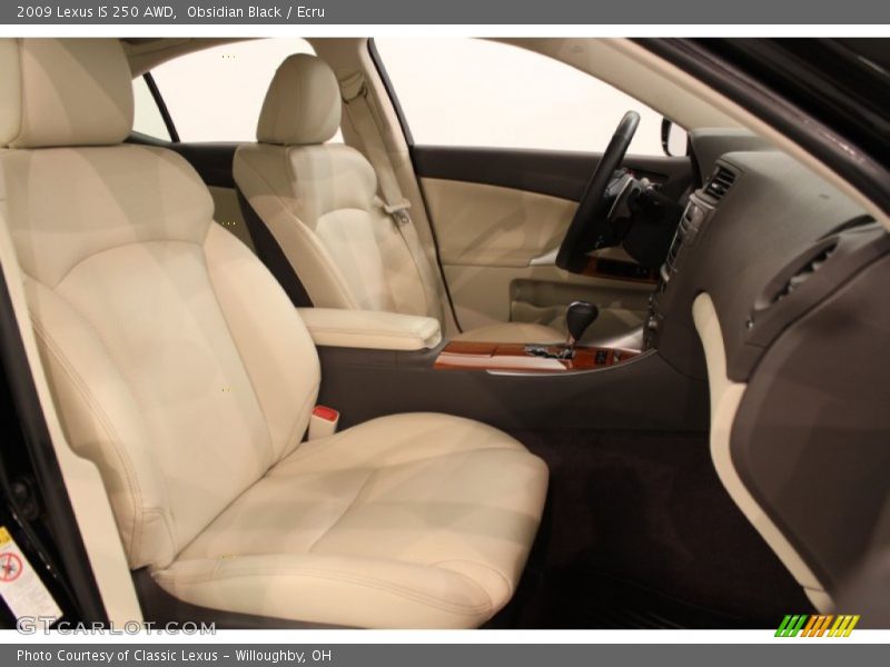 Obsidian Black / Ecru 2009 Lexus IS 250 AWD