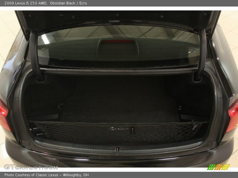 Obsidian Black / Ecru 2009 Lexus IS 250 AWD