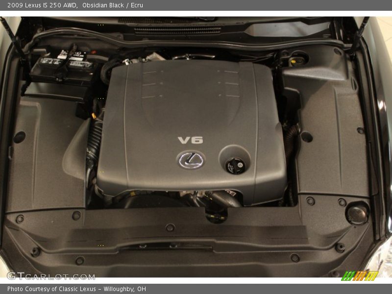 Obsidian Black / Ecru 2009 Lexus IS 250 AWD