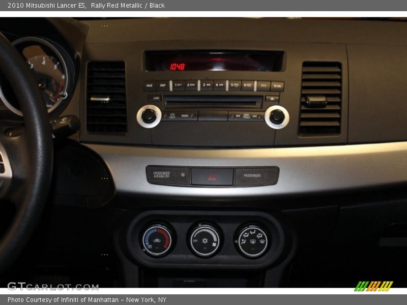 Rally Red Metallic / Black 2010 Mitsubishi Lancer ES