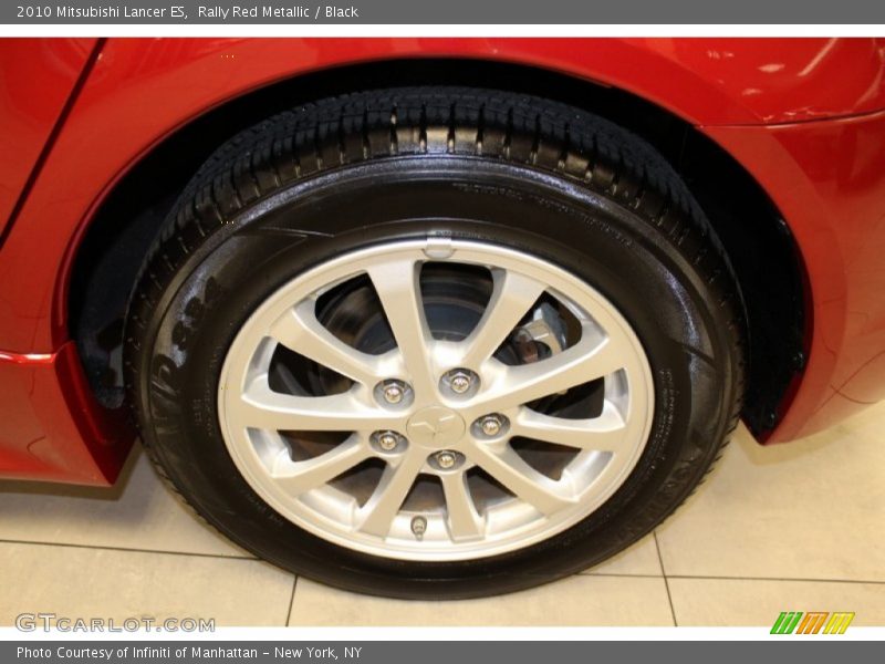 Rally Red Metallic / Black 2010 Mitsubishi Lancer ES