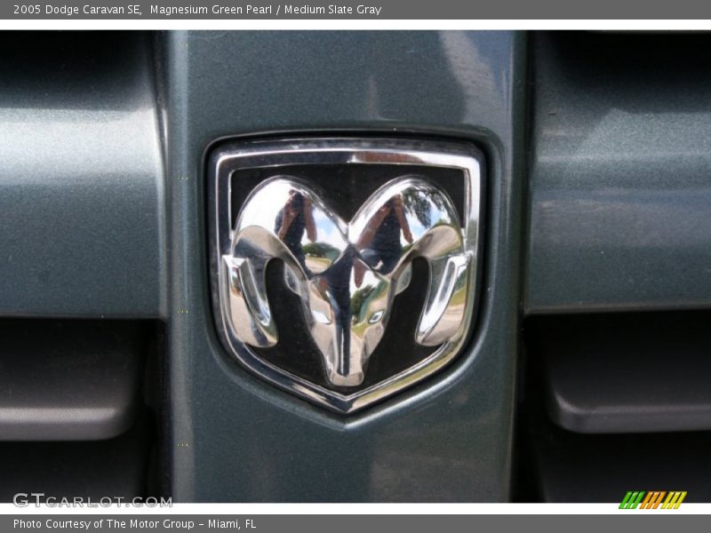 Magnesium Green Pearl / Medium Slate Gray 2005 Dodge Caravan SE