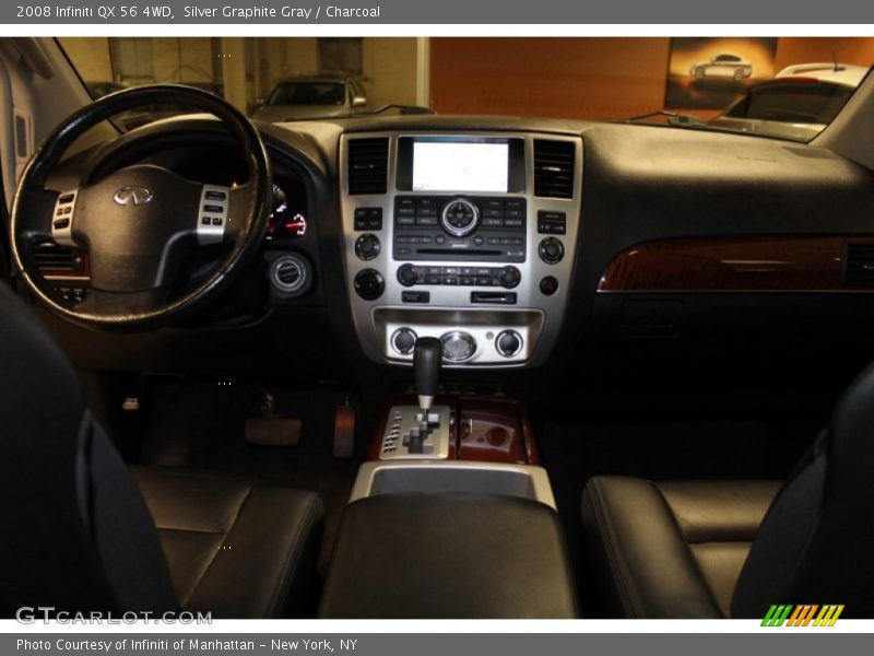 Silver Graphite Gray / Charcoal 2008 Infiniti QX 56 4WD