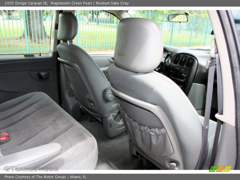 Magnesium Green Pearl / Medium Slate Gray 2005 Dodge Caravan SE