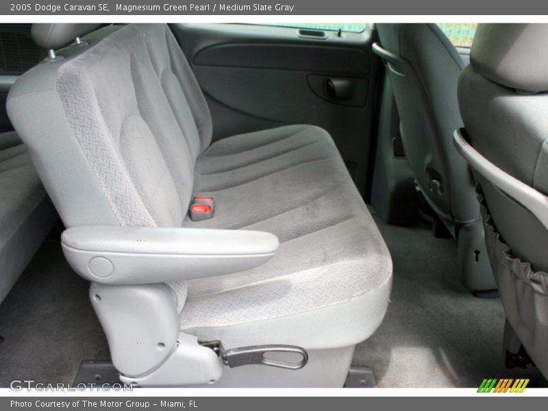 Magnesium Green Pearl / Medium Slate Gray 2005 Dodge Caravan SE