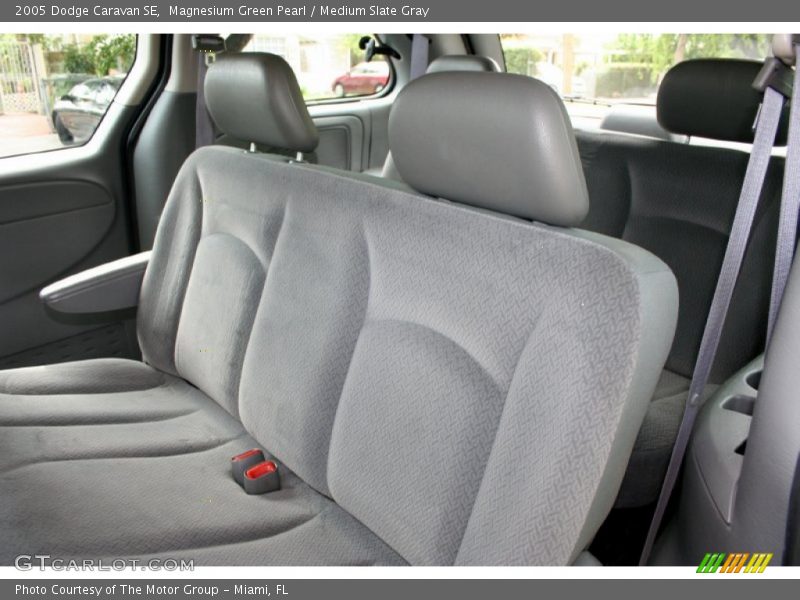 Magnesium Green Pearl / Medium Slate Gray 2005 Dodge Caravan SE