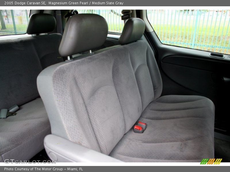 Magnesium Green Pearl / Medium Slate Gray 2005 Dodge Caravan SE