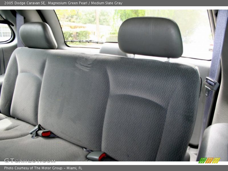 Magnesium Green Pearl / Medium Slate Gray 2005 Dodge Caravan SE