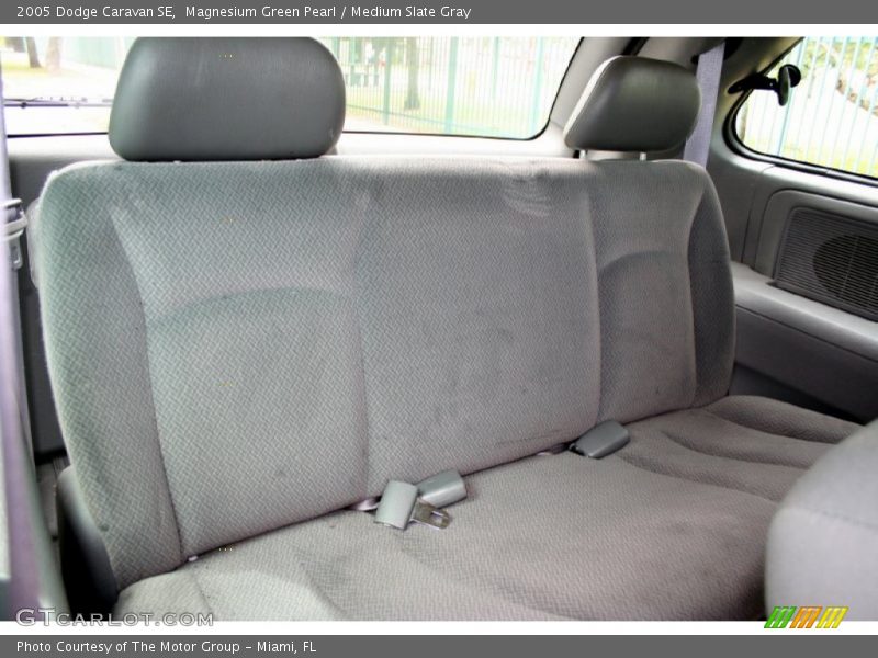 Magnesium Green Pearl / Medium Slate Gray 2005 Dodge Caravan SE