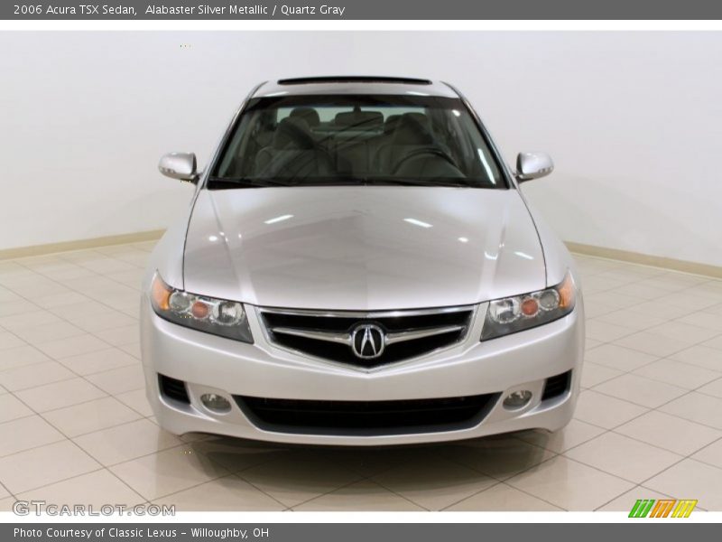 Alabaster Silver Metallic / Quartz Gray 2006 Acura TSX Sedan
