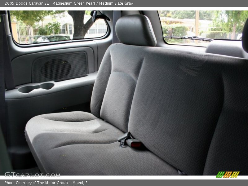 Magnesium Green Pearl / Medium Slate Gray 2005 Dodge Caravan SE