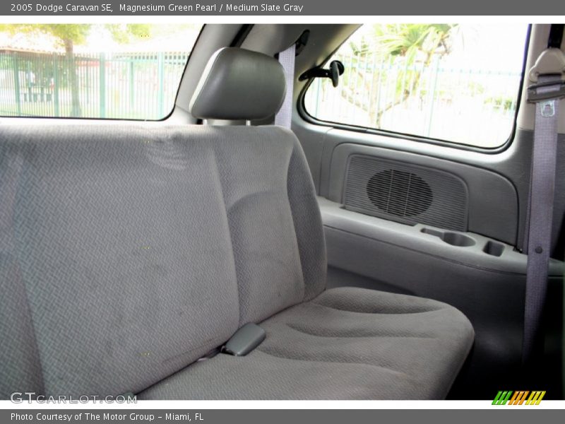 Magnesium Green Pearl / Medium Slate Gray 2005 Dodge Caravan SE