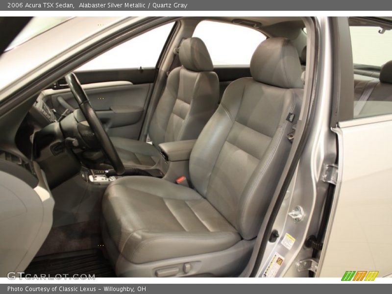 Alabaster Silver Metallic / Quartz Gray 2006 Acura TSX Sedan
