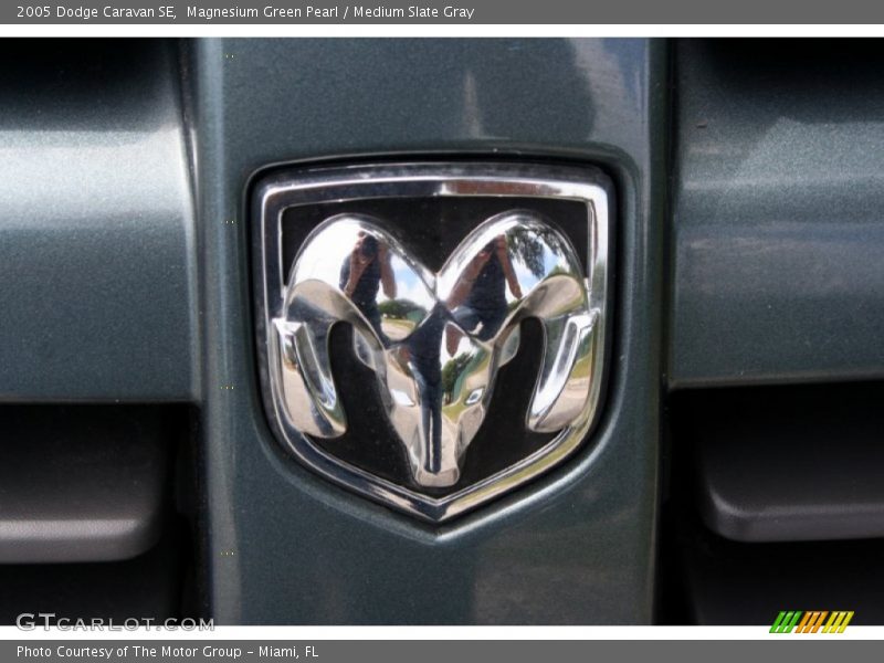 Magnesium Green Pearl / Medium Slate Gray 2005 Dodge Caravan SE
