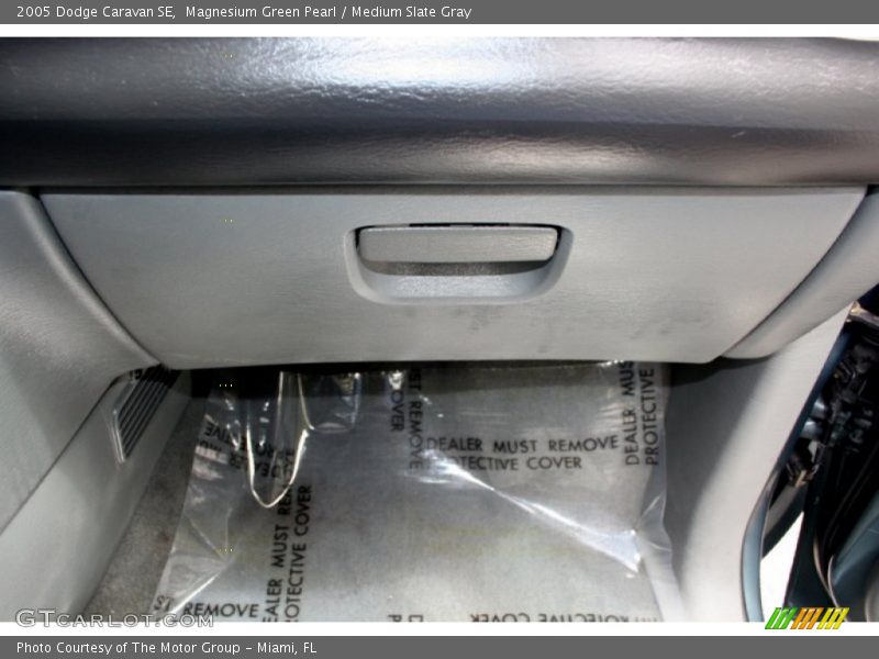 Magnesium Green Pearl / Medium Slate Gray 2005 Dodge Caravan SE