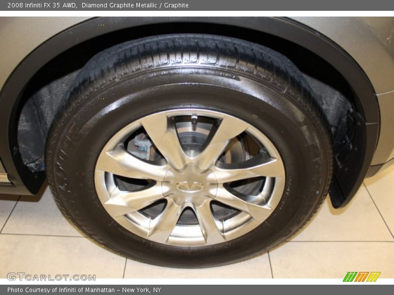 Diamond Graphite Metallic / Graphite 2008 Infiniti FX 35 AWD